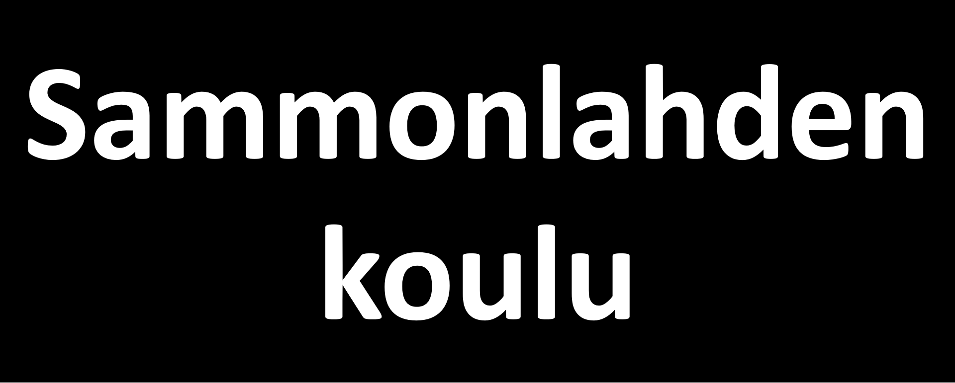 Sammonlahden koulu